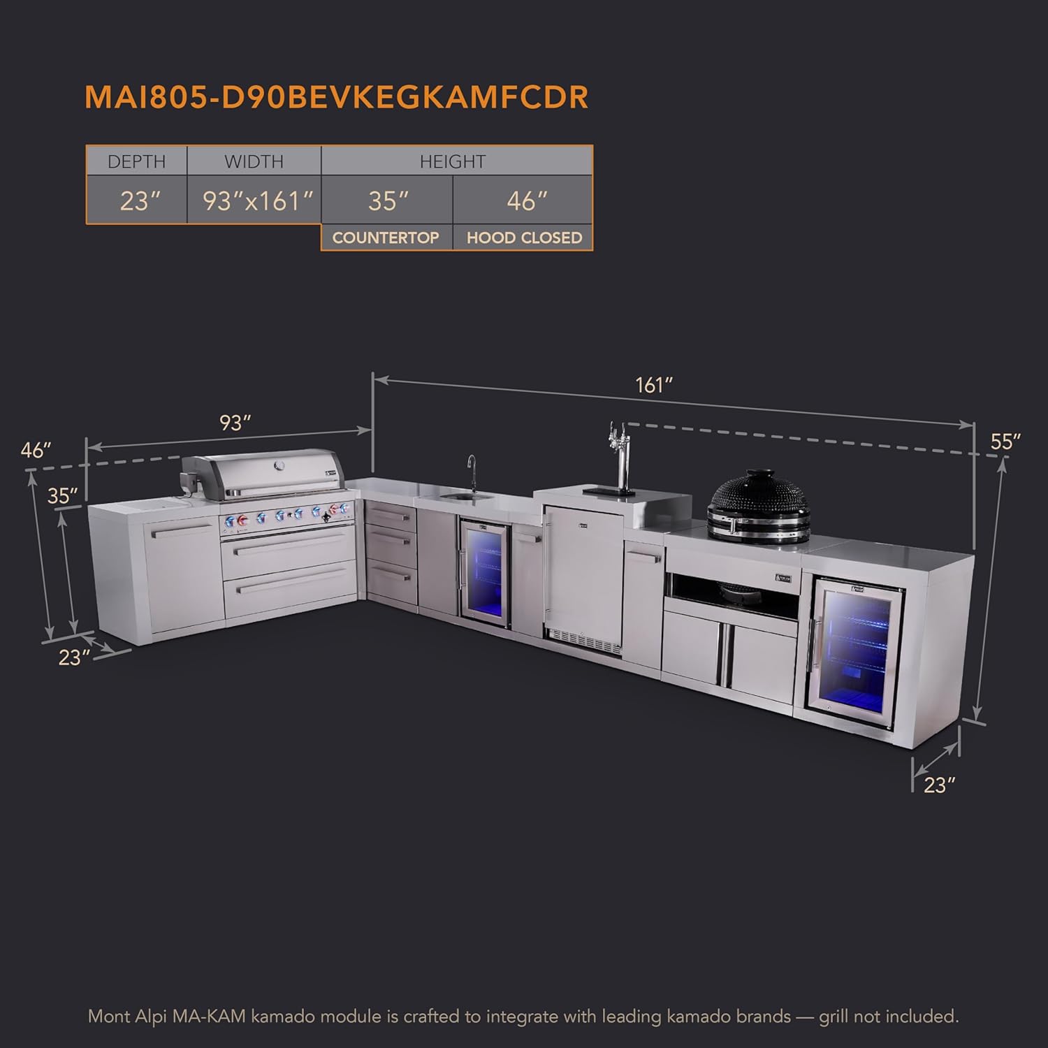 Mont Alpi 805 outdoor kitchen worth it,Mont Alpi 805 pros and cons,best L-shaped outdoor kitchen island,Mont Alpi 805 vs alternatives,should I buy Mont Alpi 805,Mont Alpi 805 complete package unboxing and complete package contents