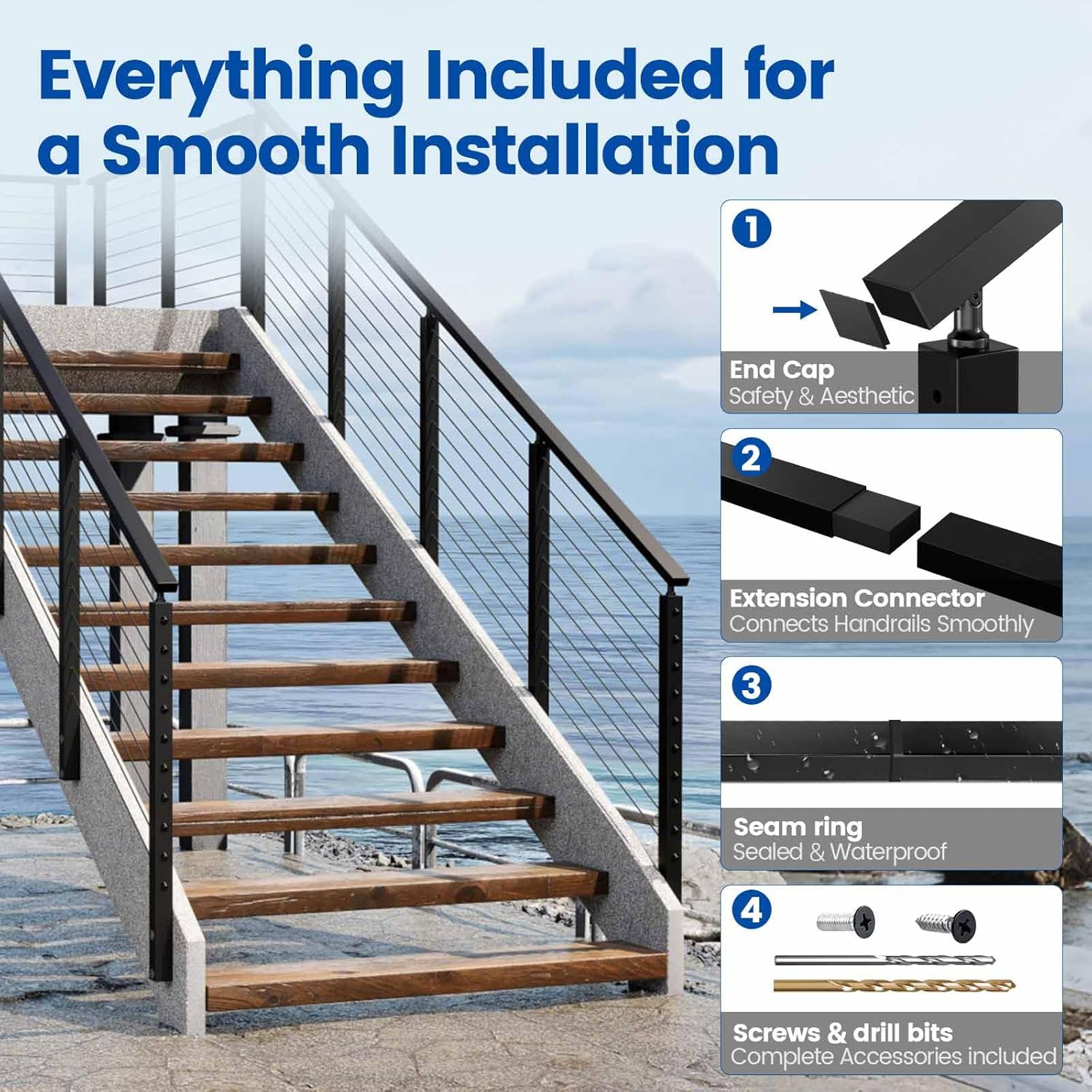 Muzata HL10 handrail worth it,should I buy Muzata HL10,Muzata HL10 vs other handrails,Muzata HL10 pros cons,Muzata HL10 worth buying,best aluminum cable railing handrail performance testing and real-world results