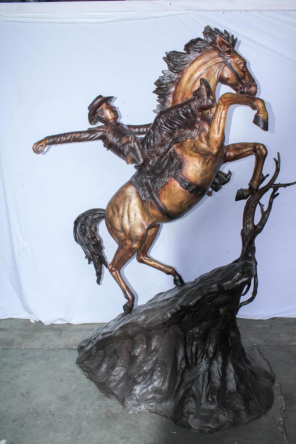 NIFAO bronze cowboy horse statue worth it,should I buy the NIFAO cowboy statue,NIFAO western sculpture pros cons,best life-size bronze statues,bronze cowboy statue vs alternatives,NIFAO statue honest assessment unboxing and complete package contents