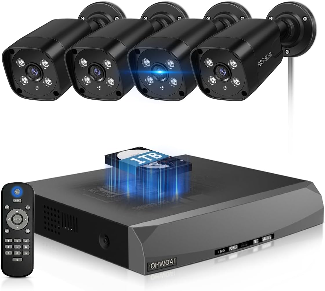 OHWOAI 4K POE security camera system worth it,should I buy OHWOAI 4K security system,OHWOAI POE camera system pros cons,best 4K wired security camera system,OHWOAI vs other security camera kits,OHWOAI 8MP camera system worth buying - detailed features and technical specifications