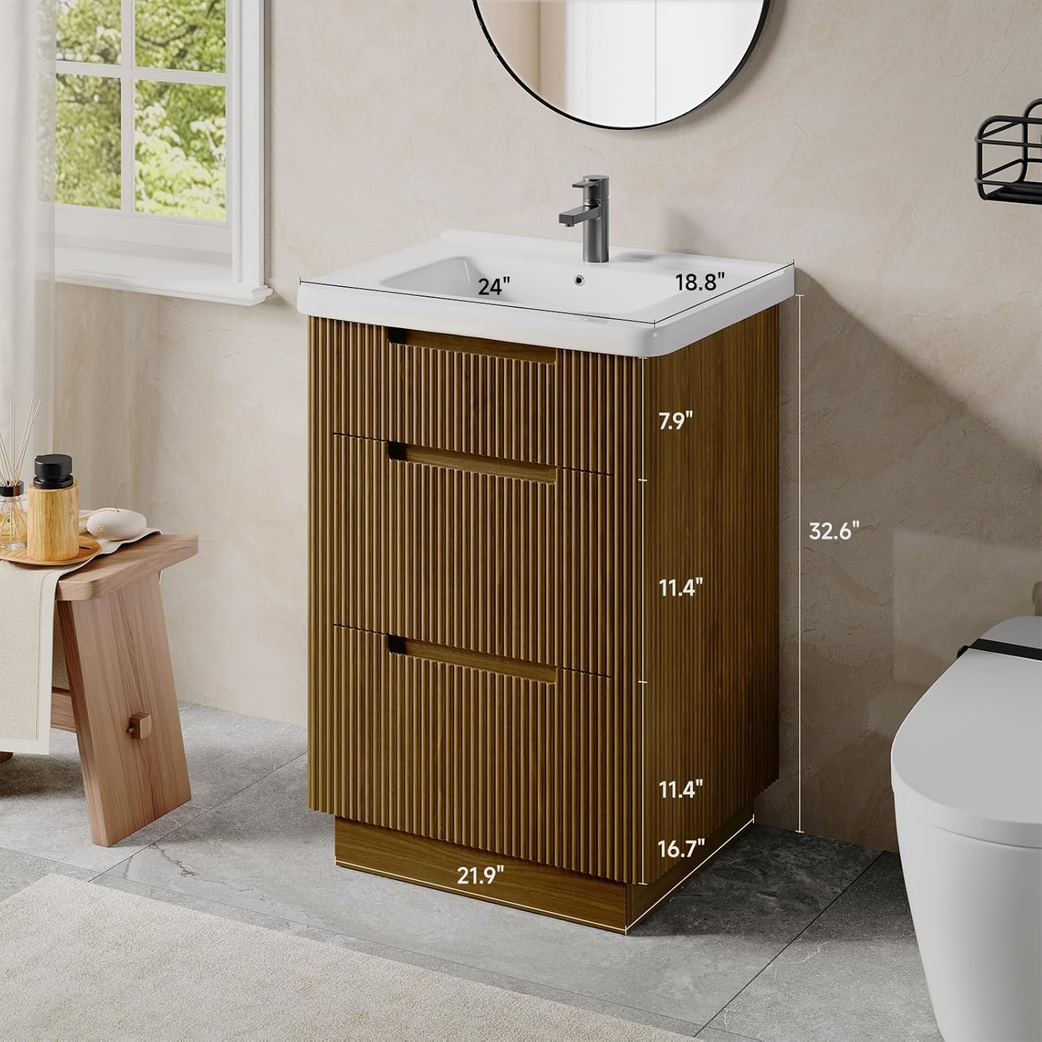ONBRILL 24 bathroom vanity worth it,ONBRILL vanity pros cons,best 24 inch bathroom vanity,should I buy ONBRILL vanity,ONBRILL vs other vanities,ONBRILL vanity honest opinion unboxing and complete package contents