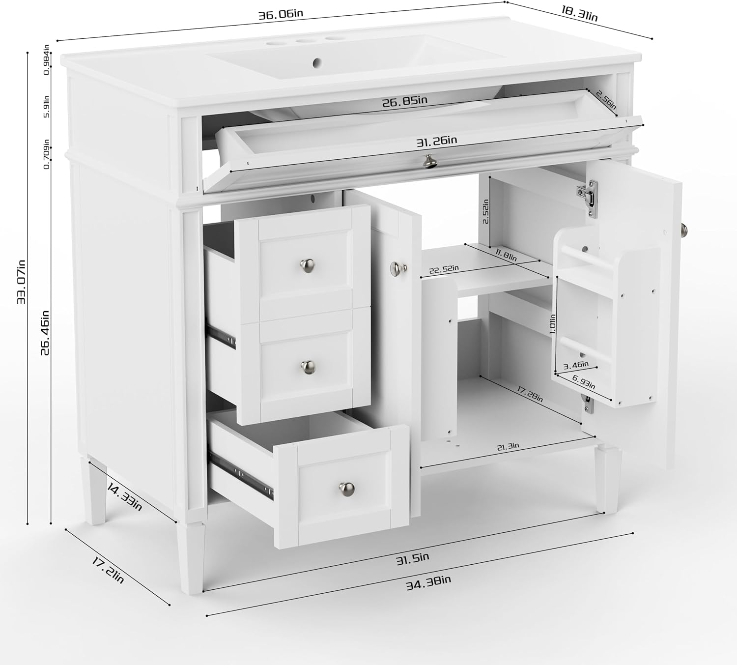 OWIPAW bathroom vanity worth buying,OWIPAW vanity pros and cons,OWIPAW vs other bathroom vanities,should I buy the OWIPAW vanity,best bathroom vanity with charging station,OWIPAW 36 inch vanity honest unboxing and complete package contents