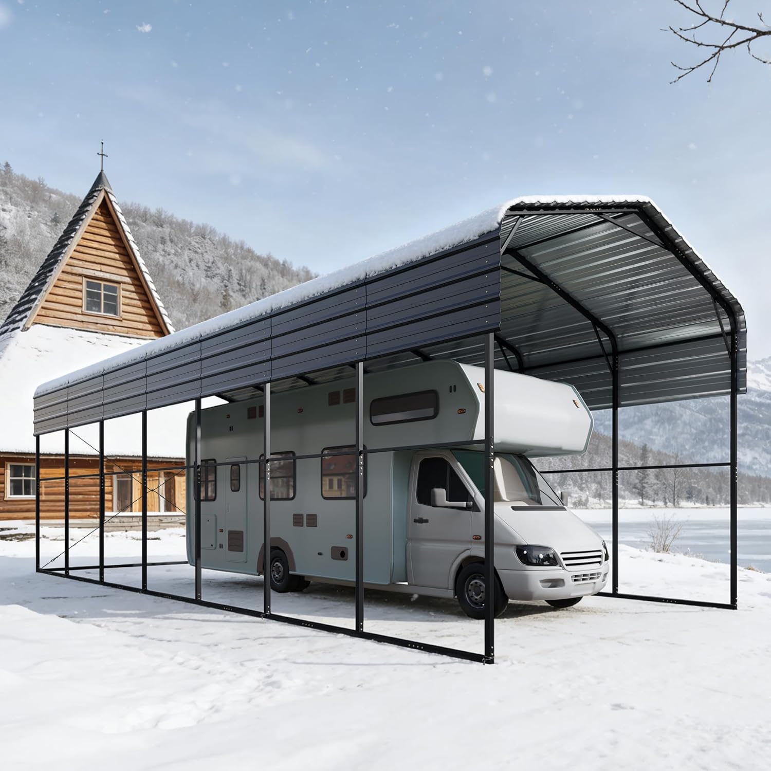 PHI VILLA 14x35 ft RV carport,should I buy a metal carport,PHI VILLA RV carport pros cons,heavy duty carport for RV,best RV carport shelter,PHI VILLA carport worth buying - detailed features and technical specifications