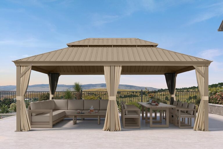 Image 1 of PURPLE LEAF 14x20 gazebo worth it