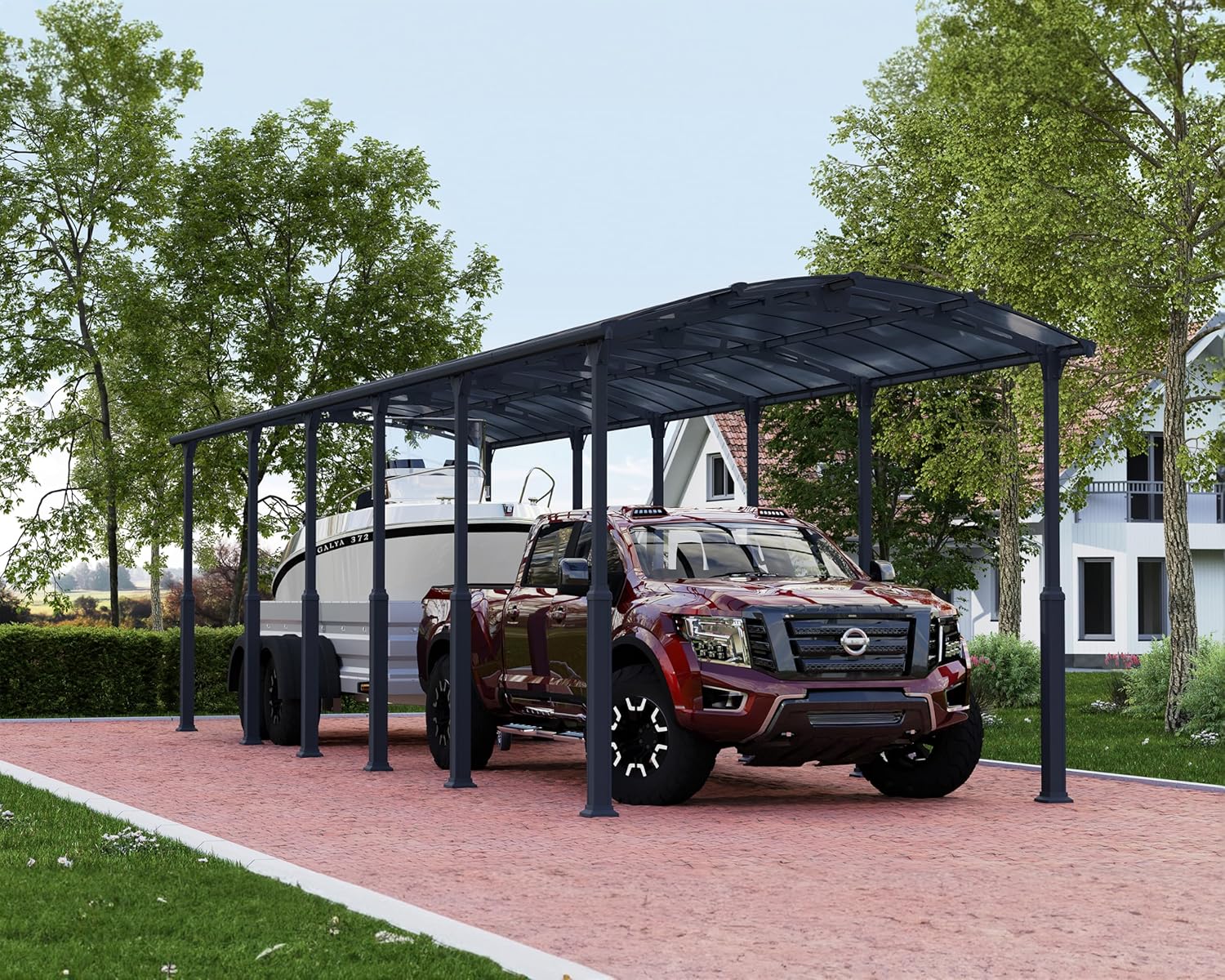 Palram Arcadia Alpine carport worth it,Palram Arcadia Alpine pros cons,best heavy duty metal carport,should I buy the Arcadia Alpine carport,Arcadia Alpine vs other carports,Palram carport worth buying unboxing and complete package contents