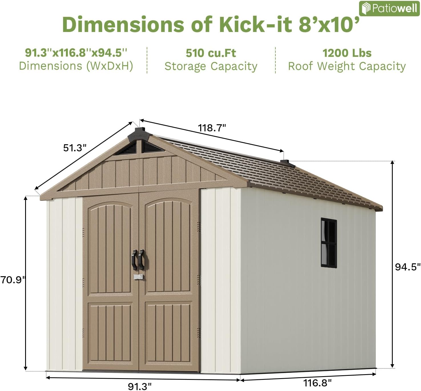 Patiowell 8x10 shed worth it,Patiowell 8x10 shed pros cons,best 8x10 plastic storage shed,should I buy the Patiowell shed,Patiowell Kick-it shed honest,Patiowell vs other plastic sheds unboxing and complete package contents