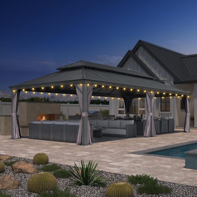 Image 1 of Purple Leaf hardtop gazebo worth it