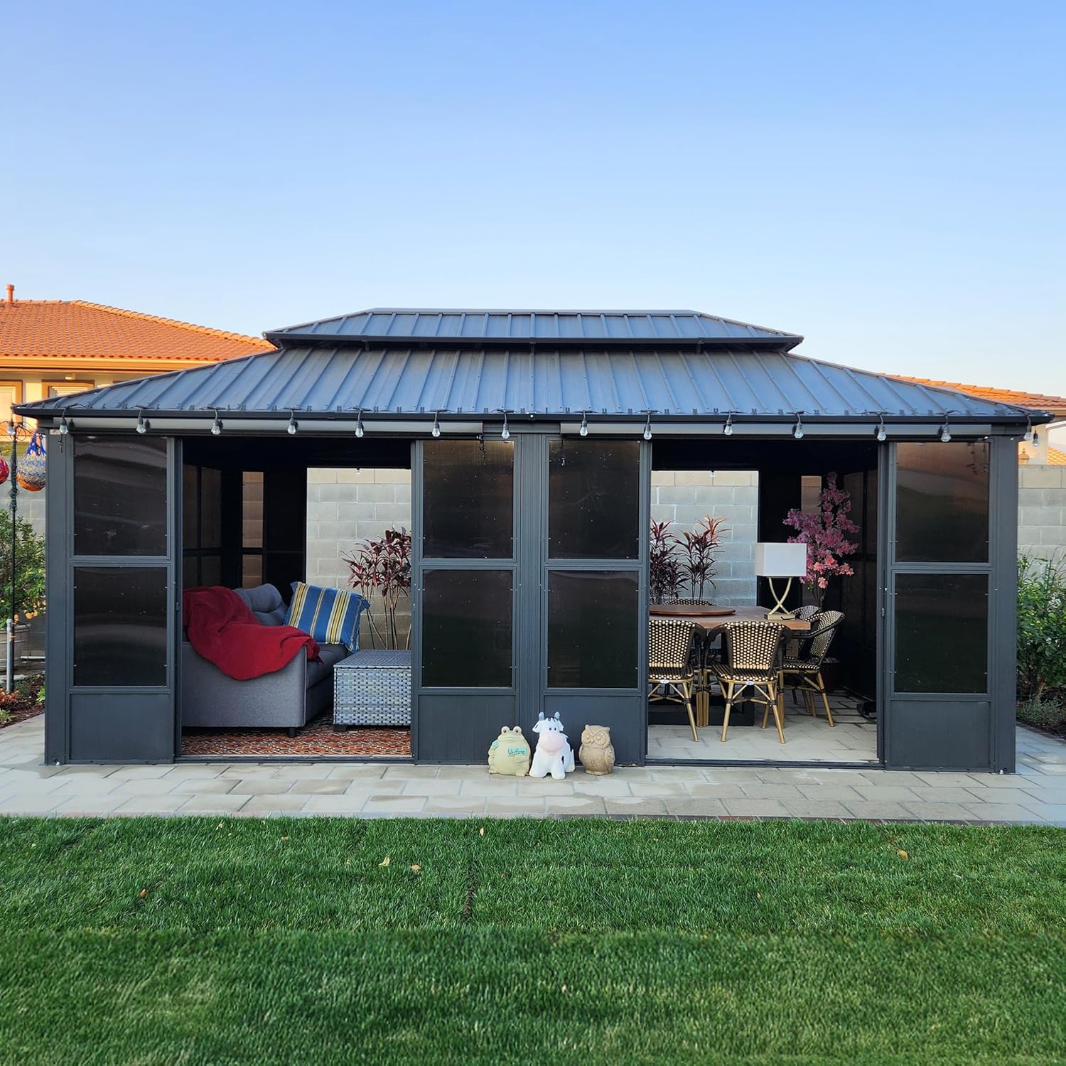 Purple Leaf hardtop gazebo worth it,should I buy a Purple Leaf gazebo,Purple Leaf gazebo pros cons,best permanent hardtop gazebo,Purple Leaf solarium vs alternatives,is the Purple Leaf gazebo good quality - detailed features and technical specifications