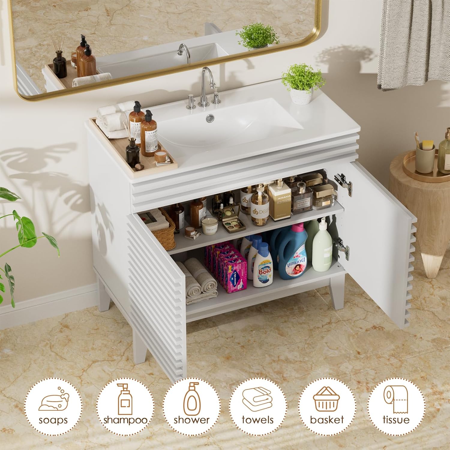 ROOMTEC 36 bathroom vanity worth it,should I buy ROOMTEC bathroom vanity,ROOMTEC 36 vanity pros cons,best mid-century bathroom vanity,ROOMTEC vanity honest opinion,ROOMTEC vs other bathroom vanities performance testing and real-world results
