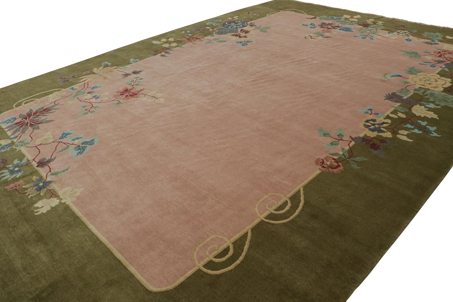 Rug & Kilim Chinese Art Deco rug worth it,Rug & Kilim Deco Collection pros cons,Chinese Art Deco rug buying guide,hand-knotted wool rug quality,oversized floral rug worth buying,best Art Deco style rug brands unboxing and complete package contents