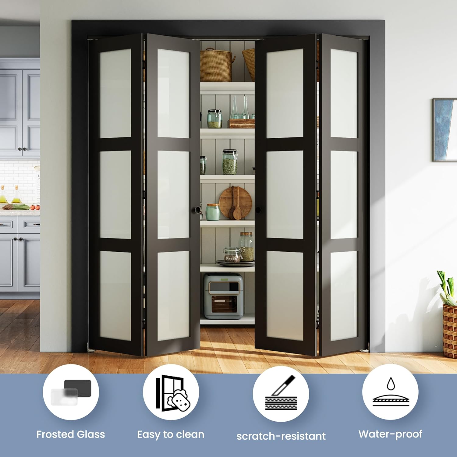 SMARTSTANDARD bifold closet door worth it,should I buy SMARTSTANDARD bifold door,SMARTSTANDARD vs other closet doors,SMARTSTANDARD bifold door pros cons,best frosted glass closet door,SMARTSTANDARD door honest assessment unboxing and complete package contents