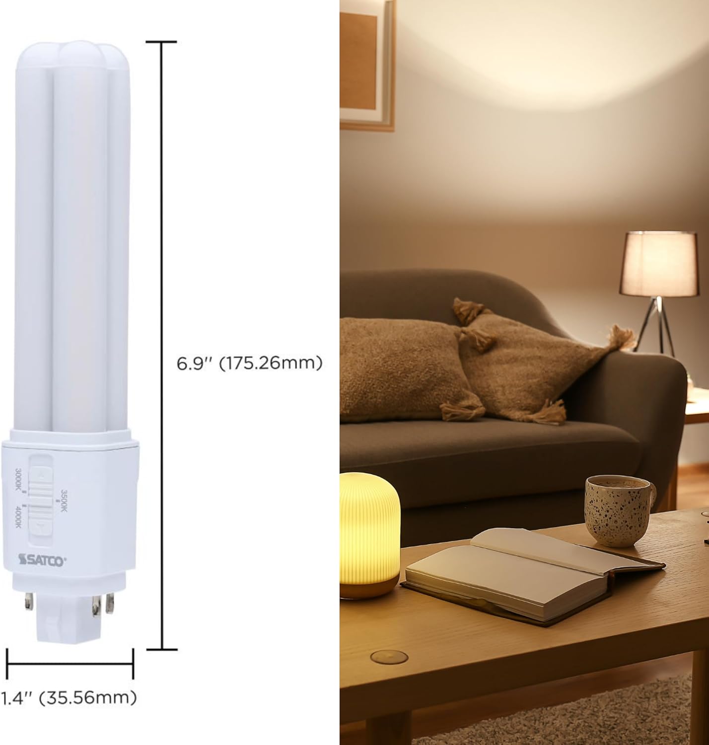 Satco S29854 LED PL lamp worth it,should I buy Satco S29854,Satco S29854 pros cons,Satco S29854 vs alternatives,best LED PL retrofit lamp,Satco S29854 worth buying unboxing and complete package contents