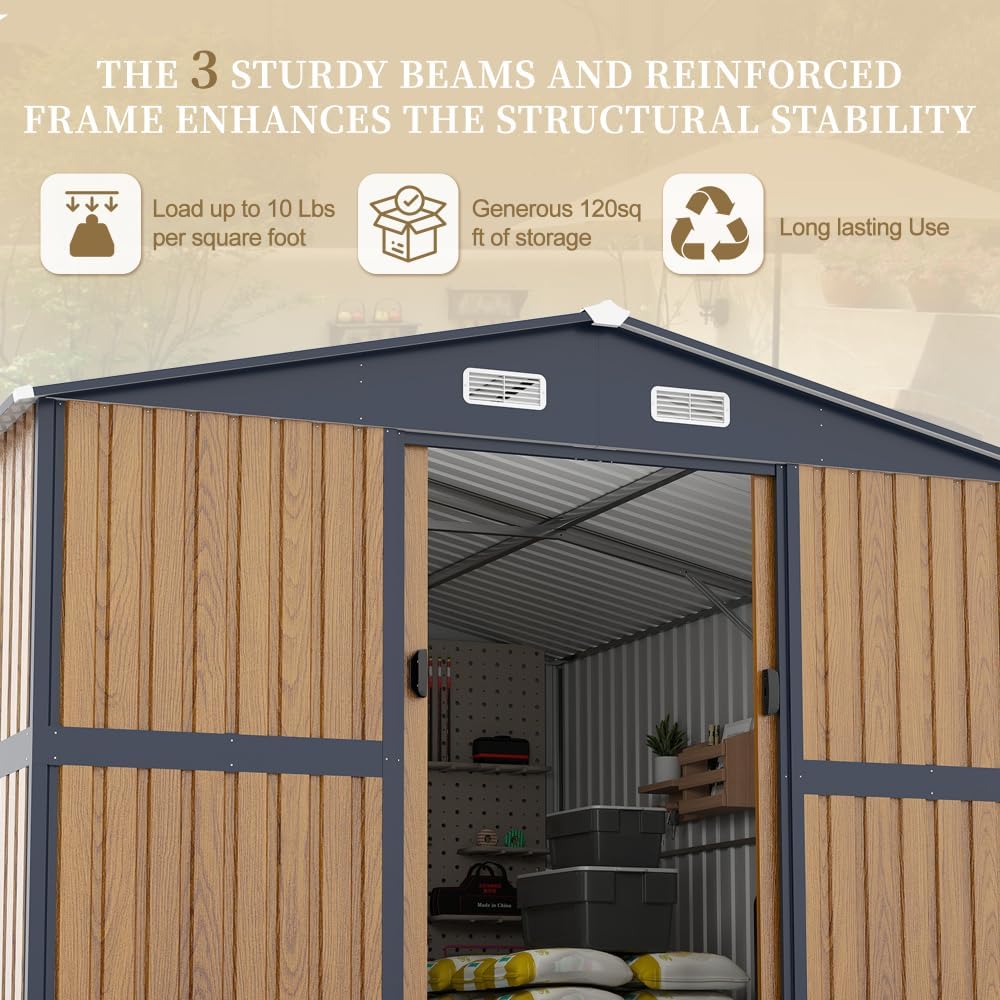 Secsofier 10x12 metal shed worth it,should I buy a Secsofier shed,Secsofier 10x12 shed pros cons,best 10x12 outdoor metal shed,Secsofier shed vs alternatives,10x12 metal shed worth buying unboxing and complete package contents