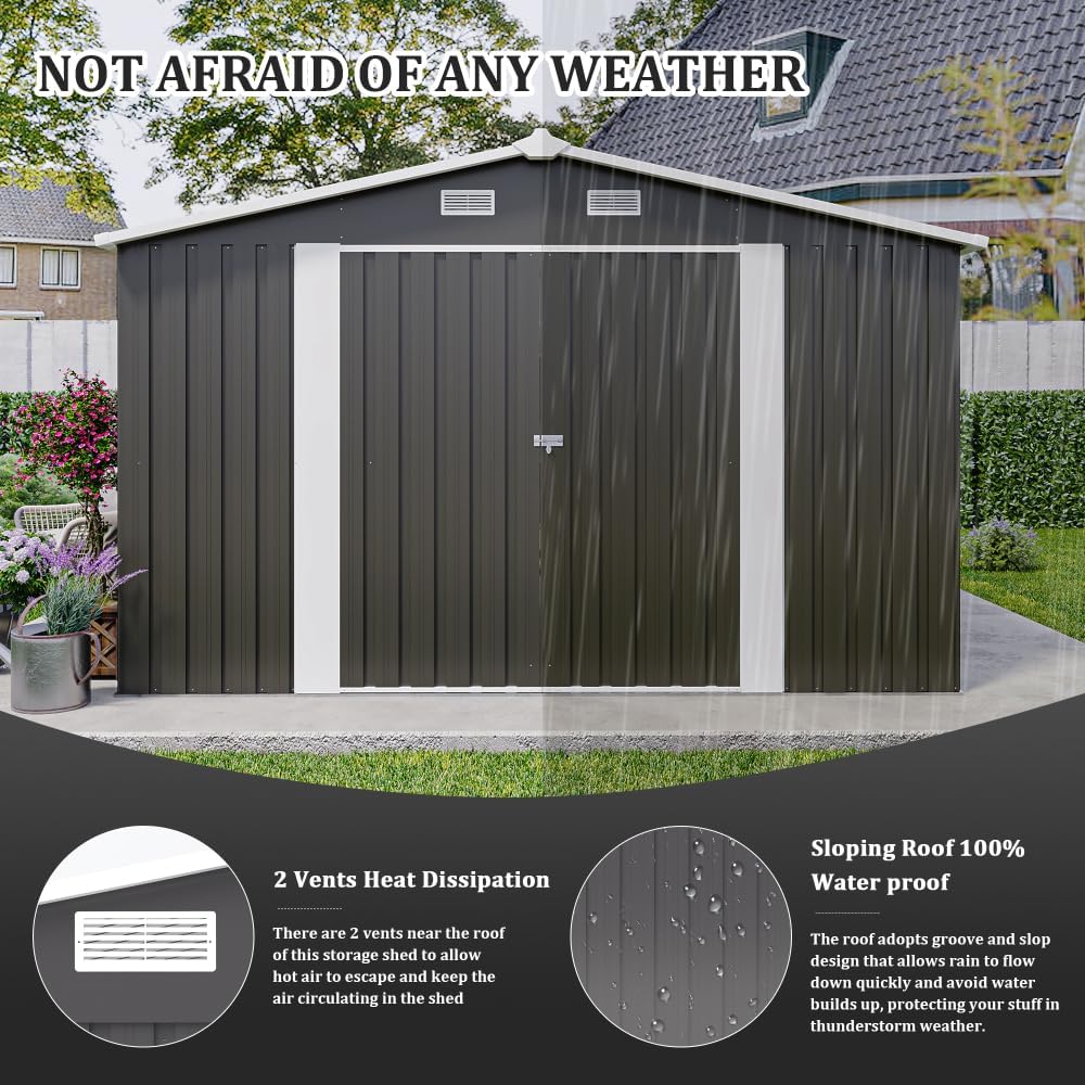 Step-by-step guide for Secsofier 10x14 metal shed worth buying,should I buy a Secsofier metal shed,Secsofier 10x14 shed pros cons,best 10x14 outdoor storage shed,metal garden shed vs plastic,Secsofier shed honest experience - complete tutorial