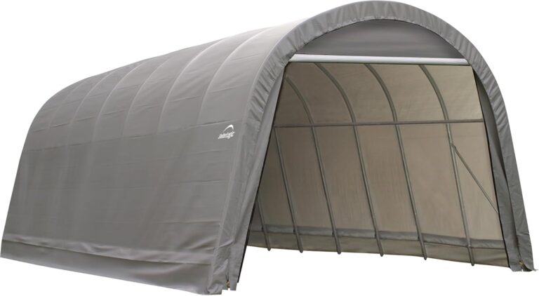 Image 1 of ShelterLogic 14x28 instant garage worth buying