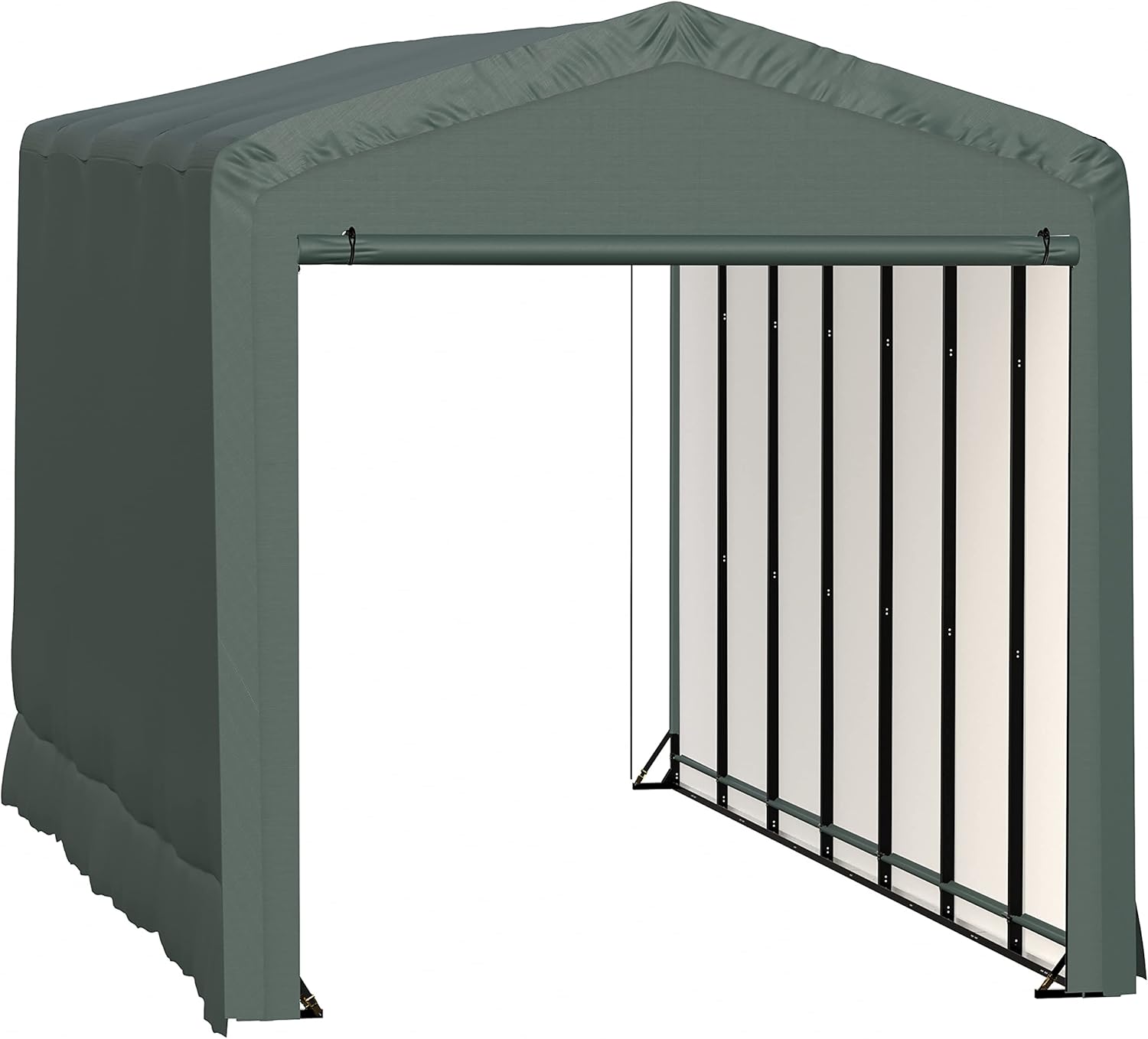 ShelterLogic ShelterTube garage storage shelter,best portable garage shelter,ShelterLogic ShelterTube wind snow rating,heavy duty steel frame enclosure,temporary vehicle storage shelter,outdoor storage shelter for truck - detailed features and technical specifications