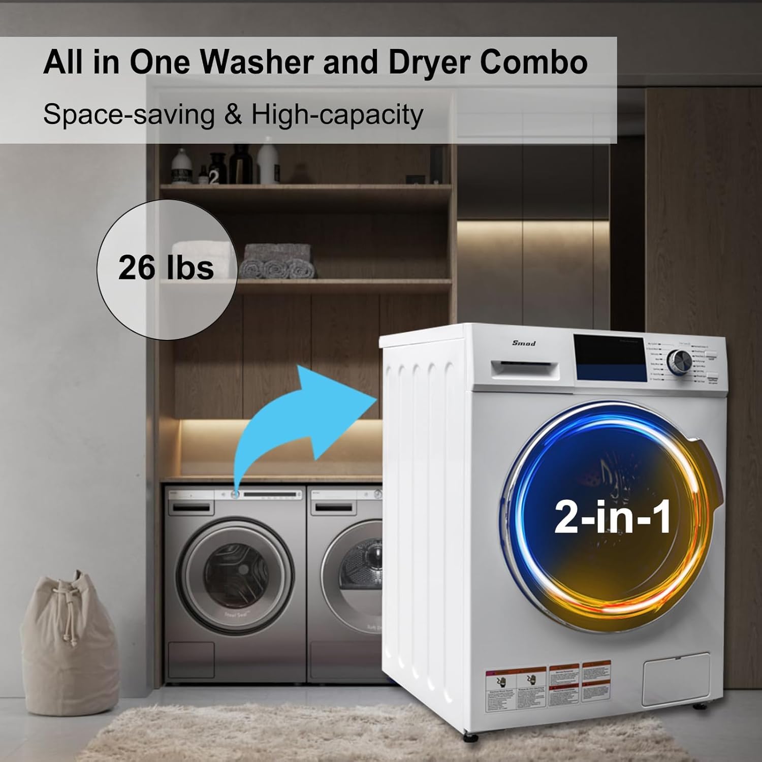 Smad washer dryer combo worth it,should I buy Smad washer dryer combo,Smad washer dryer combo pros cons,best compact washer dryer combo,washer dryer combo for small space,Smad vs other washer dryer combos unboxing and complete package contents