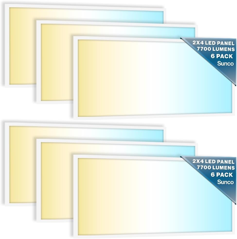 Sunco 2x4 LED panel worth buying,Sunco 2x4 LED panel pros cons,best 2x4 LED drop ceiling light,should I buy Sunco LED panels,Sunco vs other LED panel lights,Sunco 2x4 panel honest assessment - detailed features and technical specifications