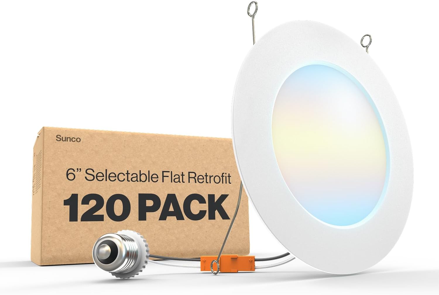 Sunco 6 inch LED recessed lights worth it,Sunco LED recessed lighting pros cons,best 6 inch retrofit LED downlights,should I buy Sunco flat can lights,Sunco vs other recessed lighting,Sunco 5CCT lights worth buying - detailed features and technical specifications