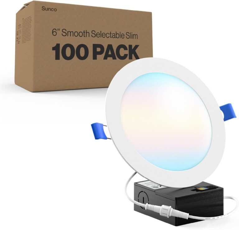 Image 1 of Sunco 6 inch slim LED recessed lights worth it