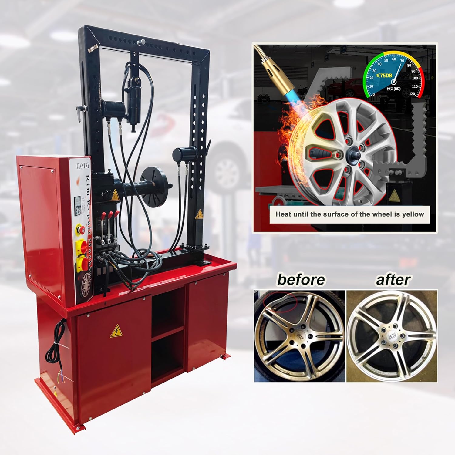 TECHTONGDA rim straightener worth it,should I buy a TECHTONGDA rim straightener,TECHTONGDA rim straightener pros cons,best rim straightening machine,TECHTONGDA 10T gantry machine honest,rim straightener vs manual repair unboxing and complete package contents