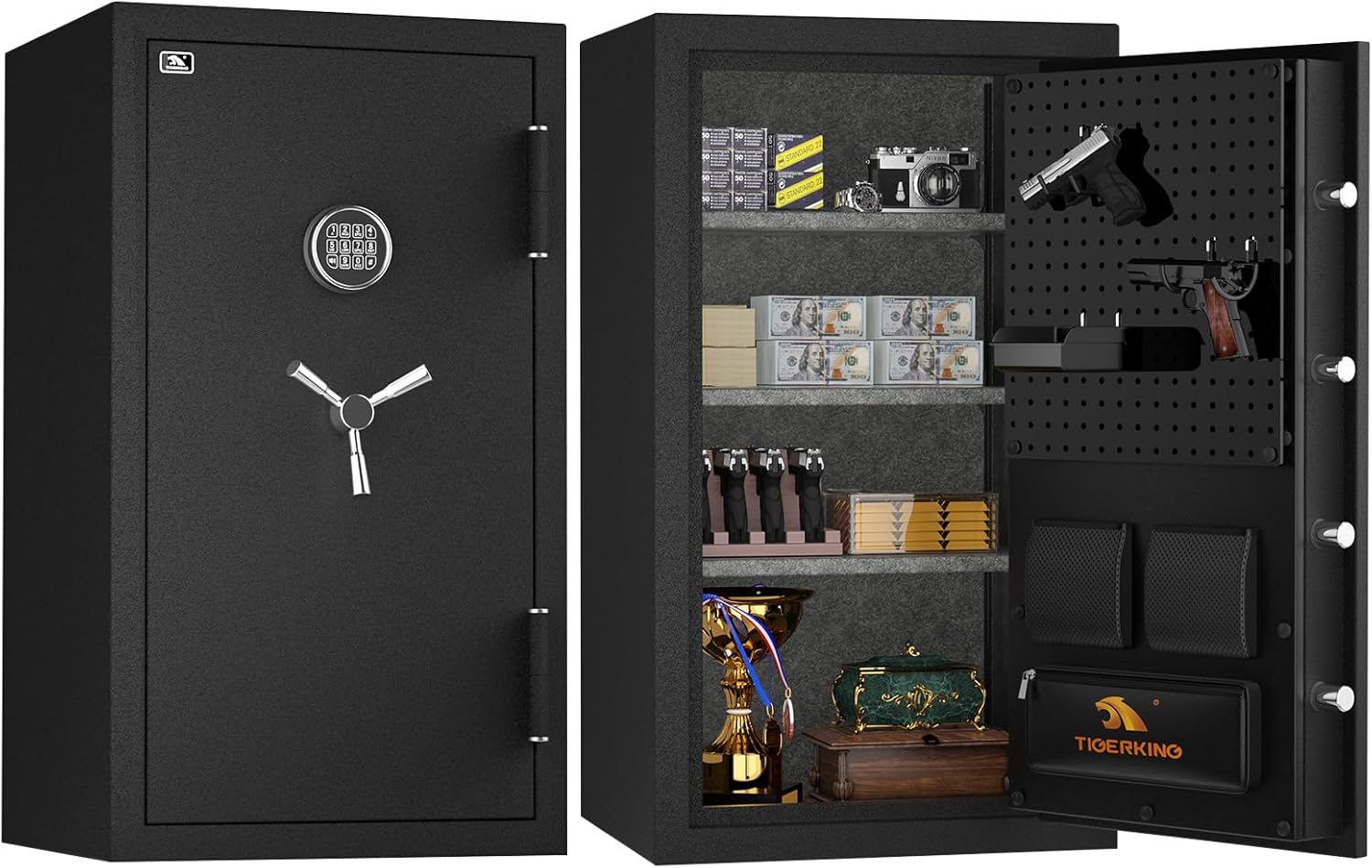 TIGERKING fireproof safe worth buying,should I buy TIGERKING safe,TIGERKING safe pros cons,best large fireproof safe,TIGERKING 8.78 cu ft safe honest,fireproof safe vs waterproof safe - detailed features and technical specifications