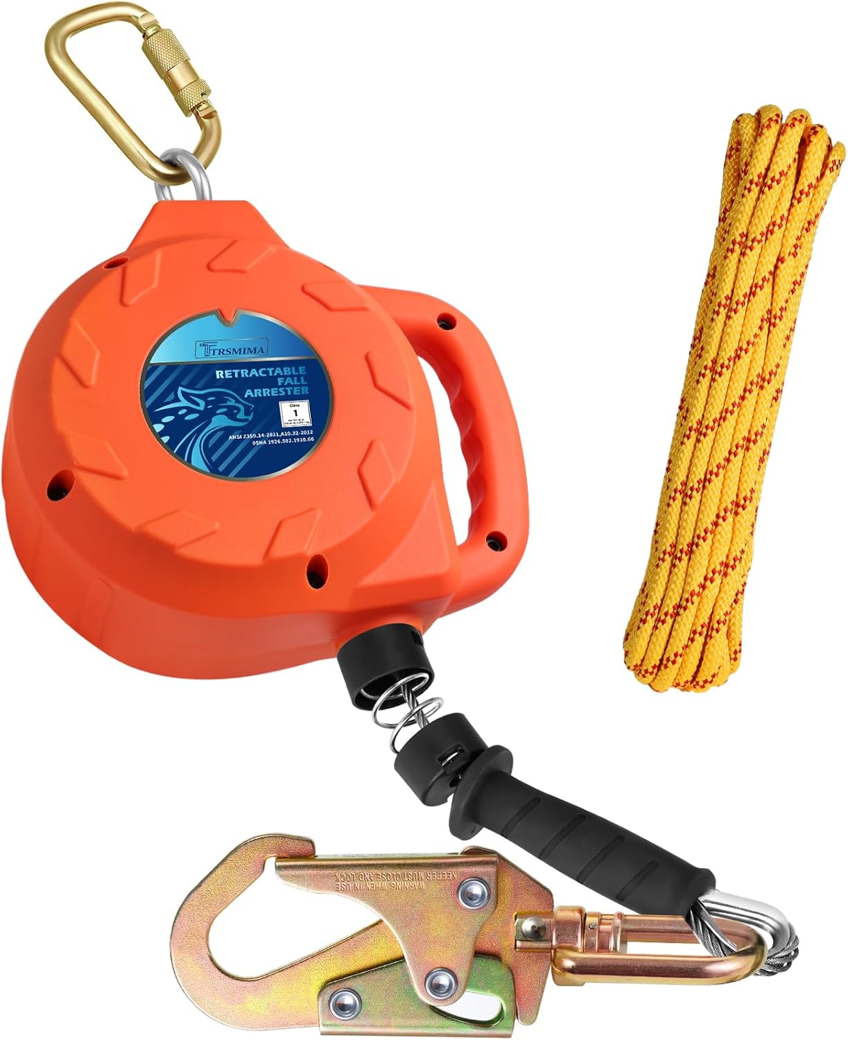 TRSMIMA retractable lanyard worth it,should I buy TRSMIMA retractable lanyard,TRSMIMA vs other fall protection,TRSMIMA retractable lanyard pros cons,best 50ft fall arrest system,TRSMIMA lanyard worth buying - detailed features and technical specifications