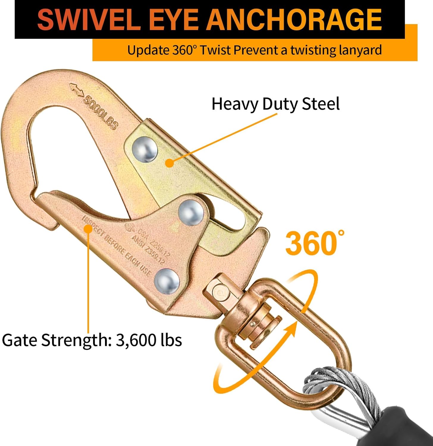 TRSMIMA retractable lanyard worth it,should I buy TRSMIMA retractable lanyard,TRSMIMA vs other fall protection,TRSMIMA retractable lanyard pros cons,best 50ft fall arrest system,TRSMIMA lanyard worth buying unboxing and complete package contents