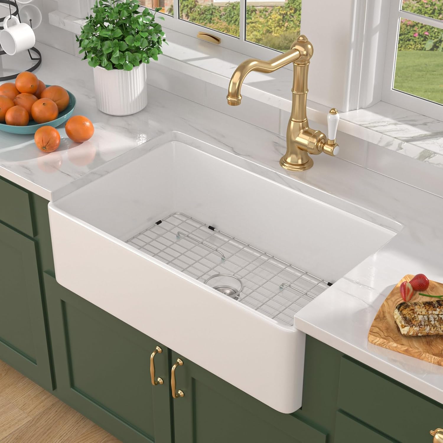 Talllor 36 inch farmhouse sink worth buying,should I buy Talllor farmhouse sink,Talllor fireclay sink pros cons,Talllor vs other farmhouse sinks,best 36 inch white farmhouse sink,Talllor TLAC-0080 honest experience - detailed features and technical specifications