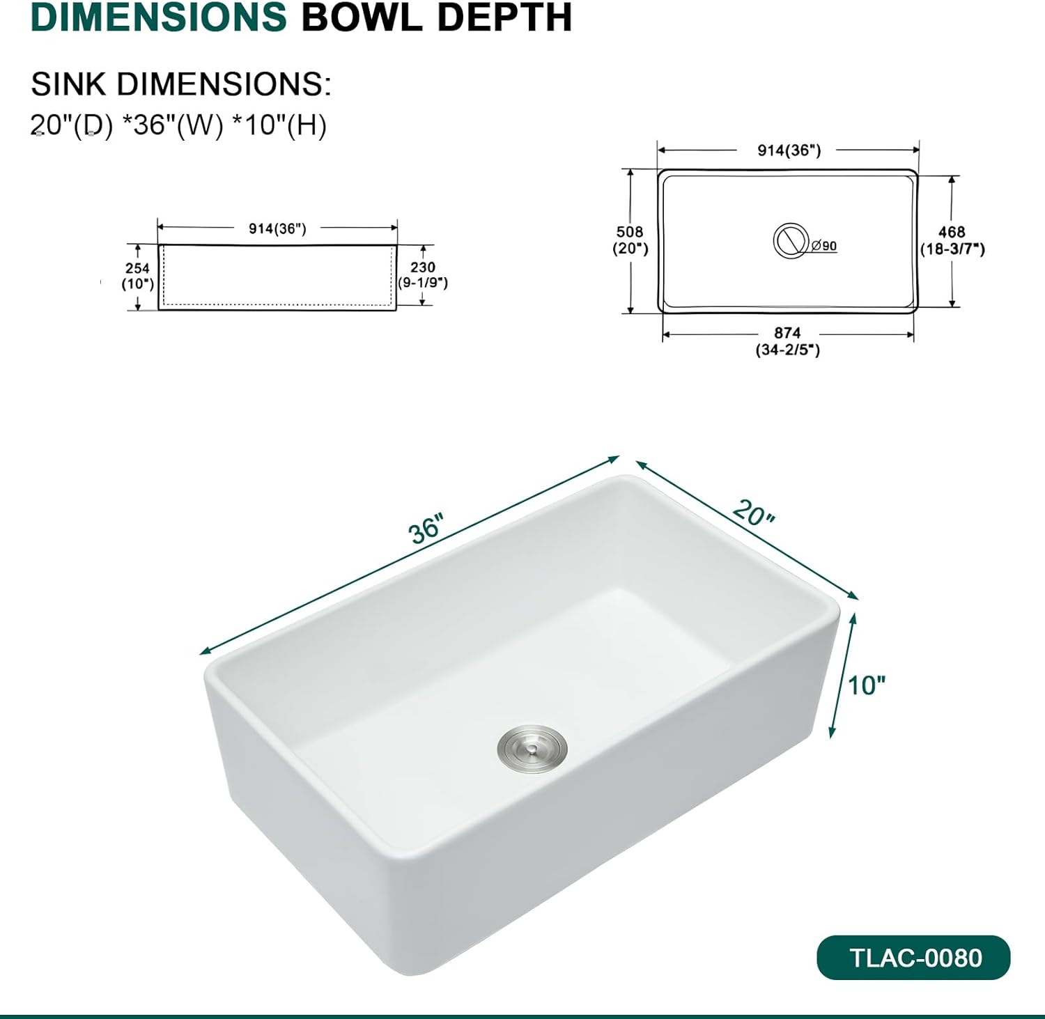 Talllor 36 inch farmhouse sink worth buying,should I buy Talllor farmhouse sink,Talllor fireclay sink pros cons,Talllor vs other farmhouse sinks,best 36 inch white farmhouse sink,Talllor TLAC-0080 honest experience performance testing and real-world results