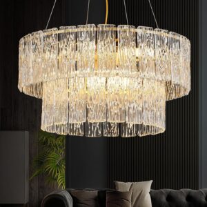 Image 1 of Tunkayli gold crystal chandelier worth it