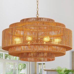 Image 1 of Tunkayli rattan chandelier worth it