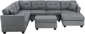 Image 1 of U-Style Upholstery Sectional Sofa worth it