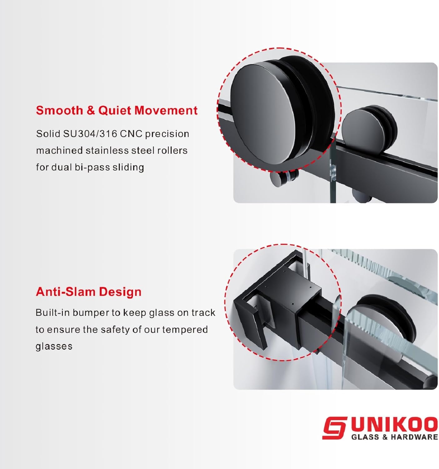 UNIKOO frameless shower door worth it,should I buy UNIKOO shower door,UNIKOO double sliding door pros cons,best frameless sliding shower doors,UNIKOO Royal Series honest,frameless shower door buying guide unboxing and complete package contents