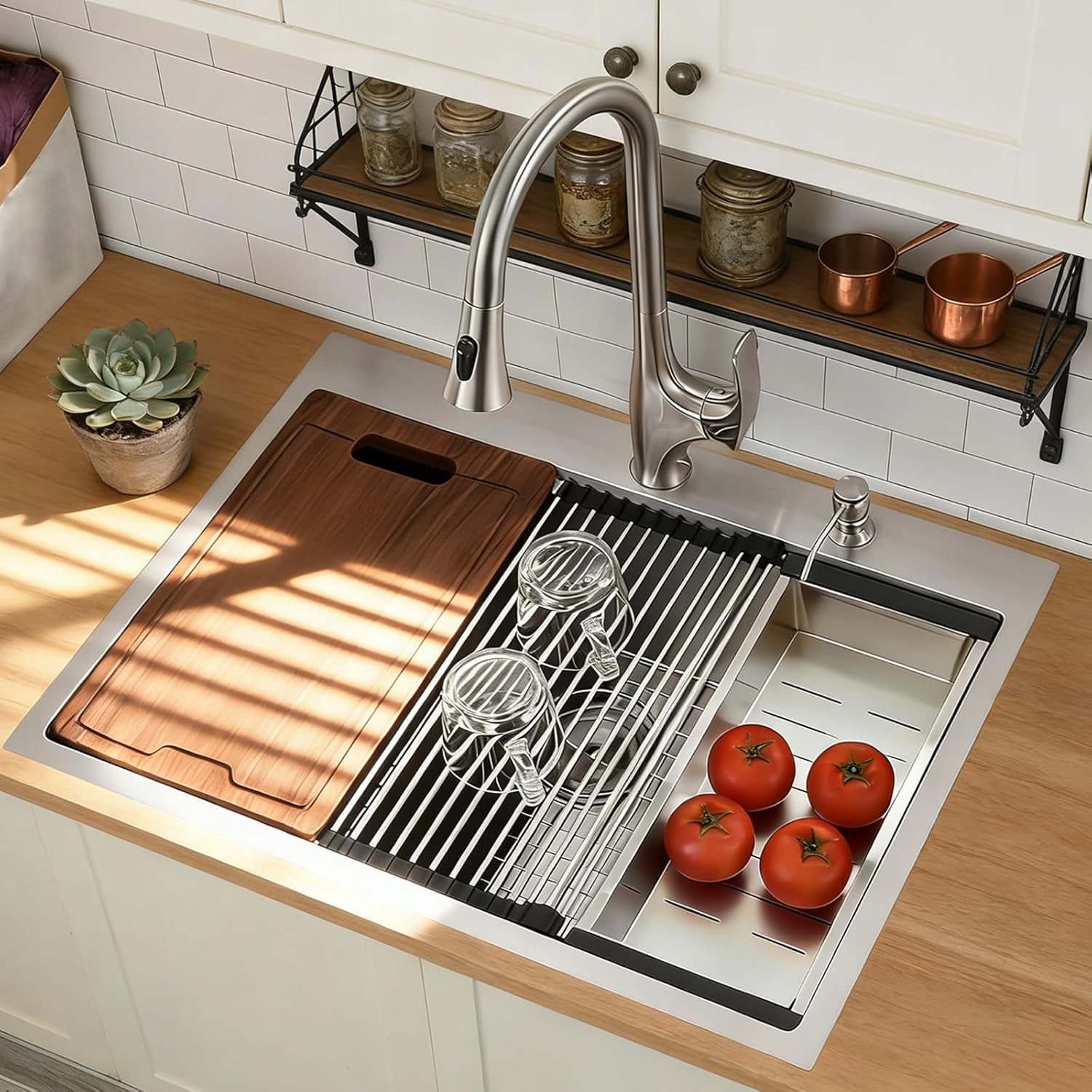 VALISY 33 inch workstation sink worth it,should I buy VALISY workstation sink,VALISY 33x22 sink pros cons,VALISY vs other workstation sinks,best drop in workstation sink,VALISY kitchen sink honest opinion unboxing and complete package contents