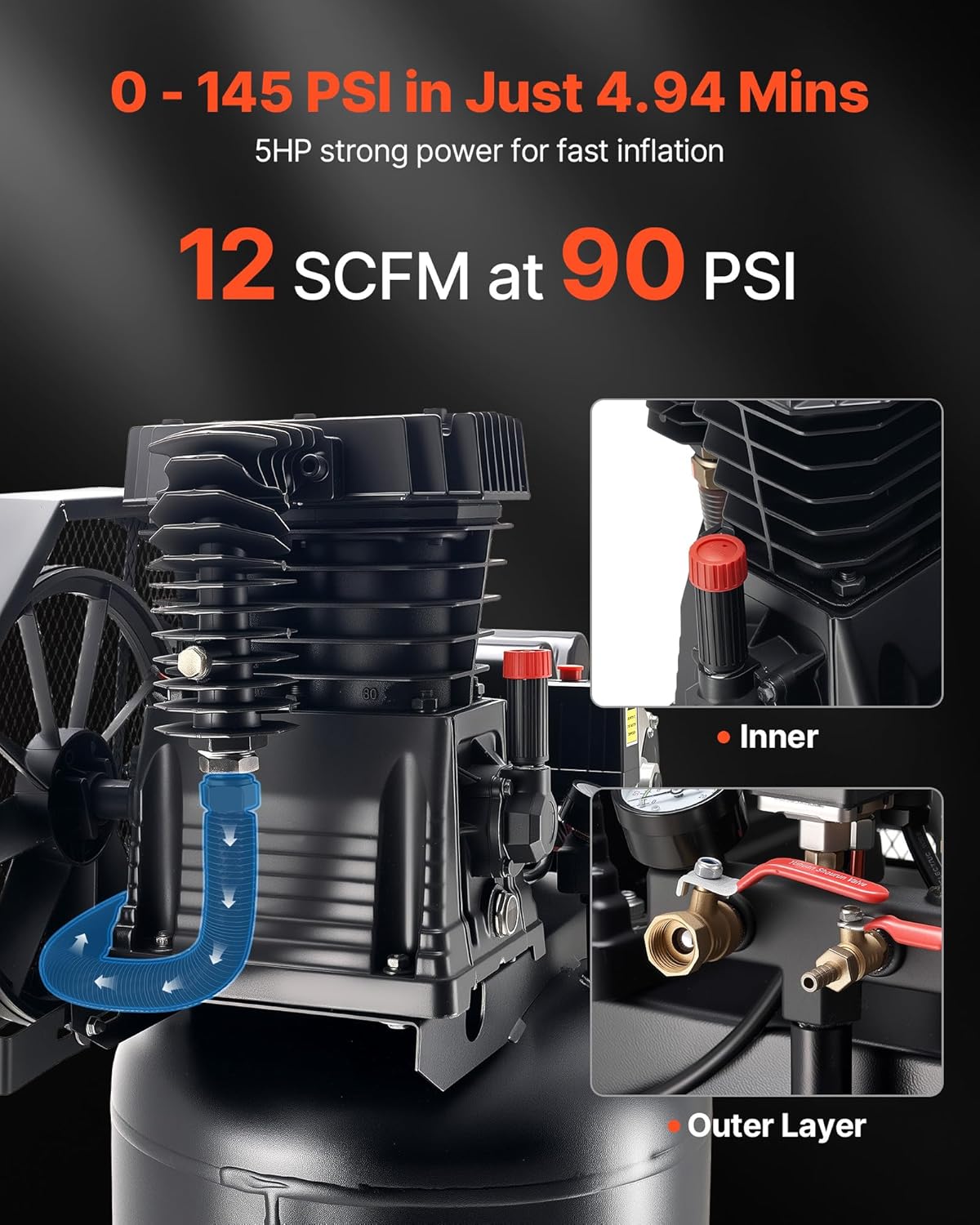 VEVOR 60 gallon air compressor worth it,should I buy VEVOR 60 gallon compressor,VEVOR 60 gallon vs competitors,VEVOR 60 gallon pros cons,best 60 gallon industrial air compressor,VEVOR 60 gallon honest assessment unboxing and complete package contents