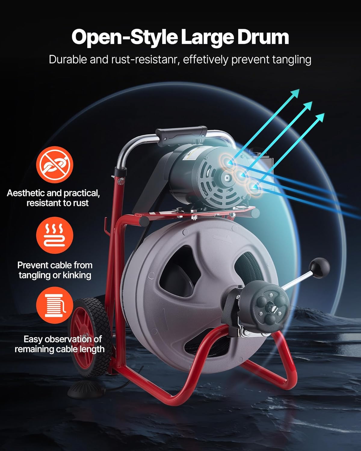 VEVOR drain cleaner machine worth it,should I buy VEVOR drain cleaner,VEVOR drain snake pros cons,best electric drain auger,VEVOR vs other drain cleaners,VEVOR 100ft drain machine honest performance testing and real-world results