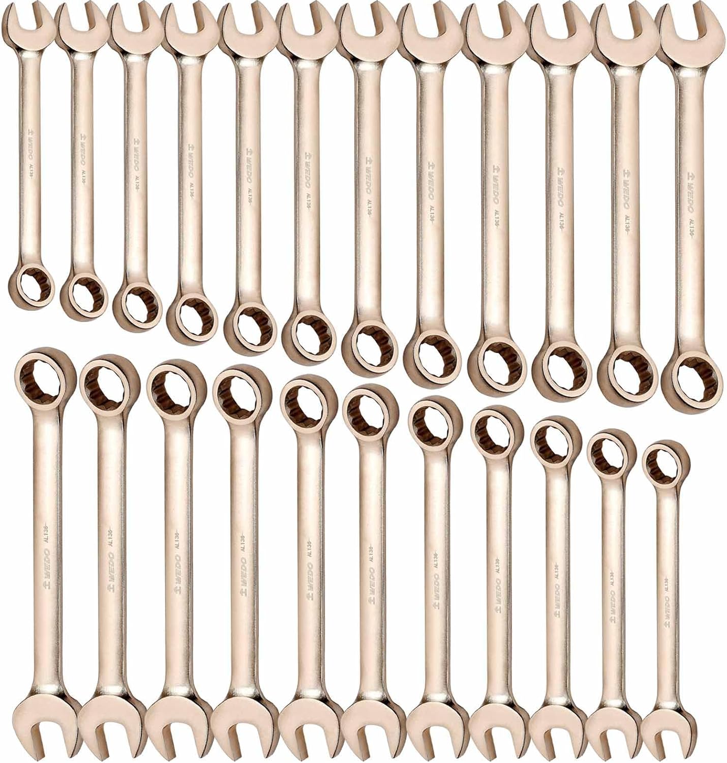 WEDO non-sparking wrench set worth it,should I buy WEDO non-sparking wrenches,WEDO vs other non-sparking tools,WEDO beryllium copper wrench pros cons,best non-sparking combination wrench set,WEDO BAM FM certified tools - detailed features and technical specifications