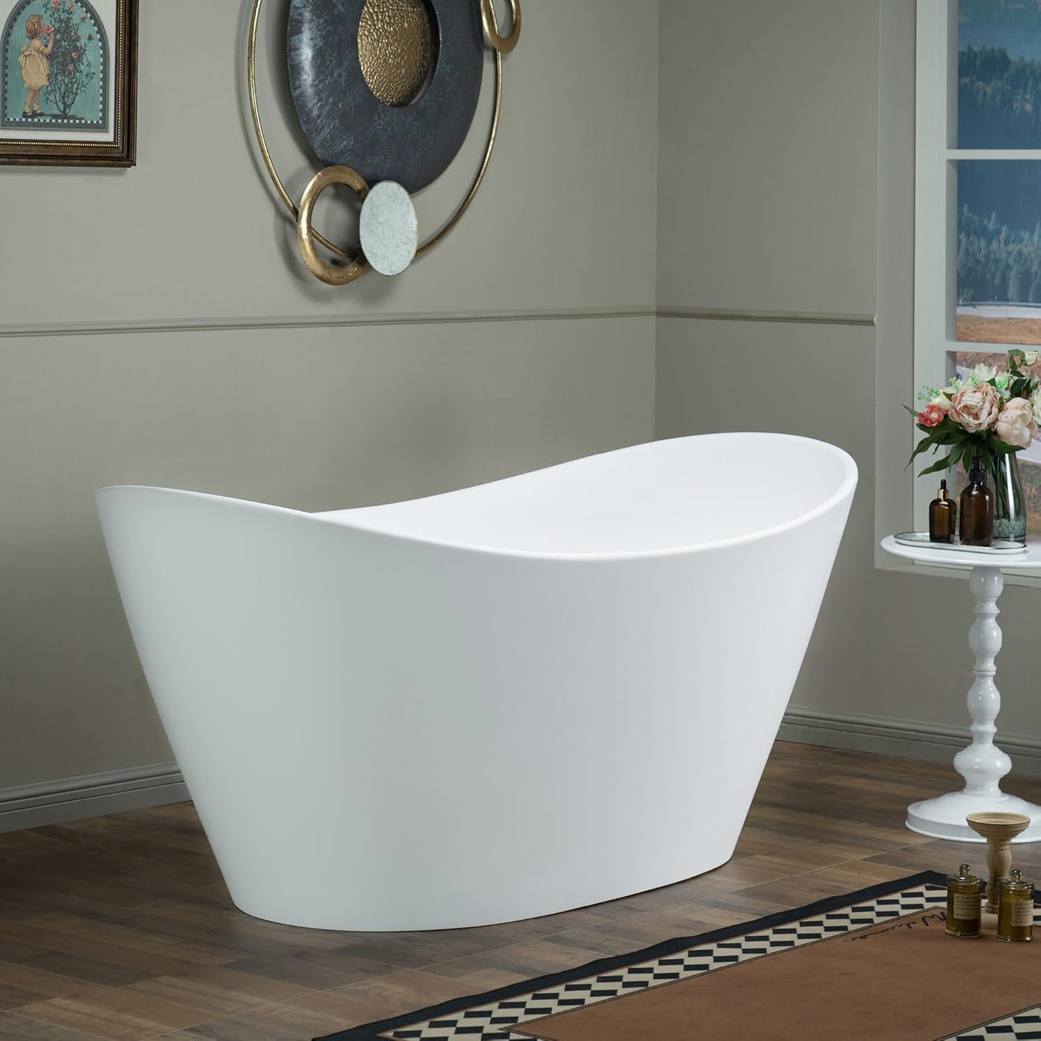 WOODBRIDGE freestanding bathtub worth it,should I buy WOODBRIDGE bathtub,WOODBRIDGE vs other bathtubs,WOODBRIDGE solid surface pros cons,best freestanding bathtub,WOODBRIDGE bathtub honest unboxing and complete package contents