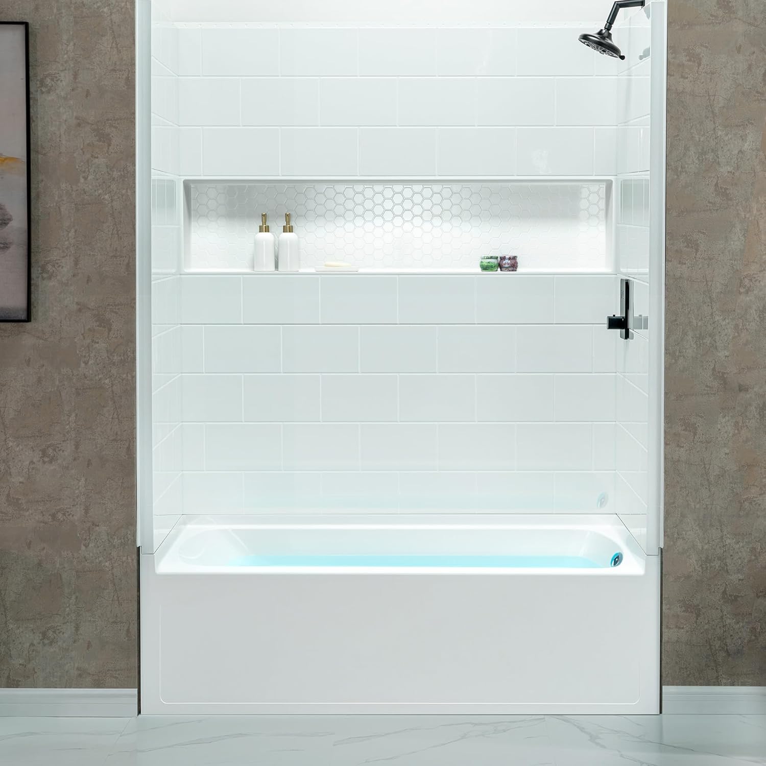WOODBRIDGE tub surround combo worth it,should I buy WOODBRIDGE tub and surround,WOODBRIDGE tub vs other brands,WOODBRIDGE alcove tub pros cons,best direct-to-stud tub surround,WOODBRIDGE bathtub combo honest - detailed features and technical specifications