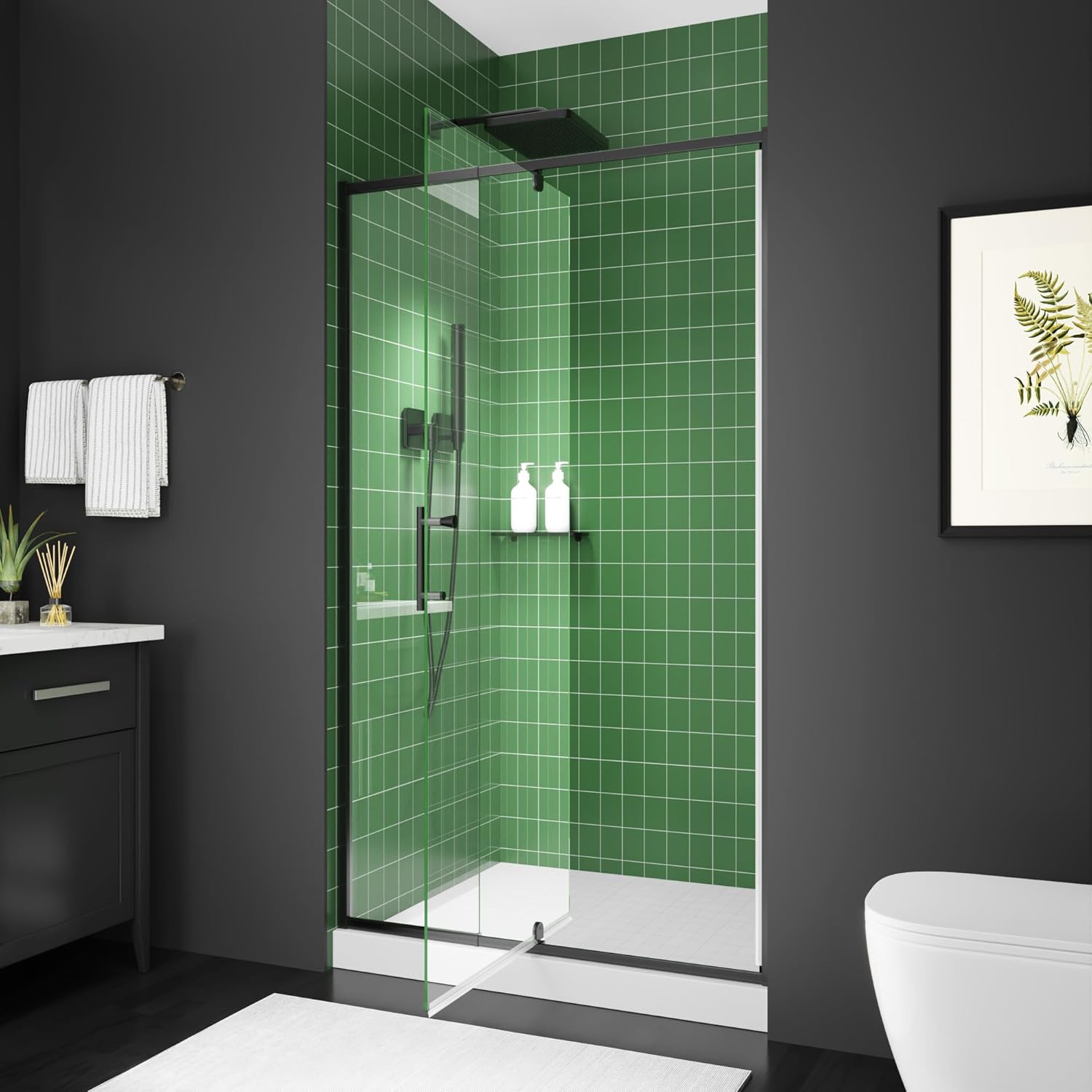 WynnT pivot shower door worth it,should I buy a semi-frameless shower door,WynnT shower door pros cons,best semi-frameless pivot shower door,pivot shower door vs sliding,WynnT matte black shower door honest - detailed features and technical specifications