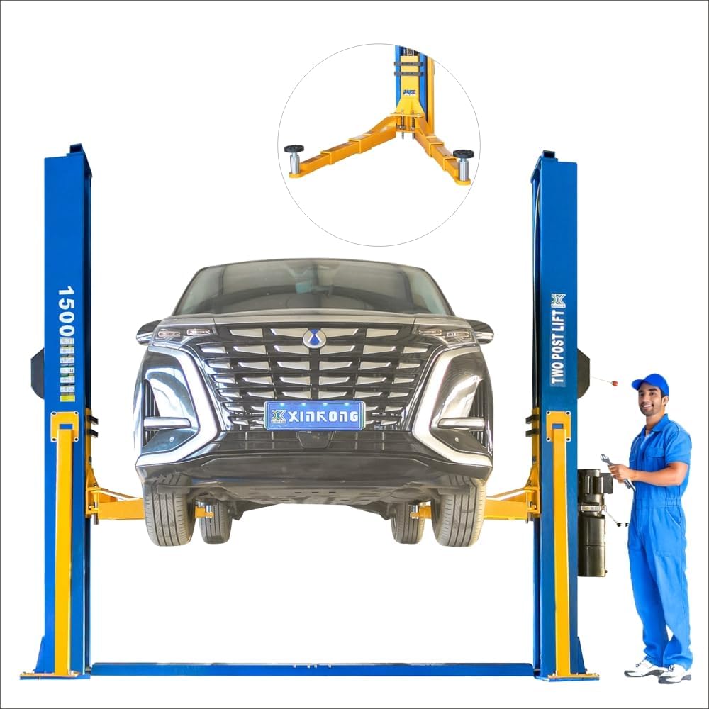 XK-1500 two post lift worth it,should I buy XK-1500 lift,XK-1500 vs other lifts,XK-1500 pros and cons,best two post car lift,XK-1500 worth buying unboxing and complete package contents