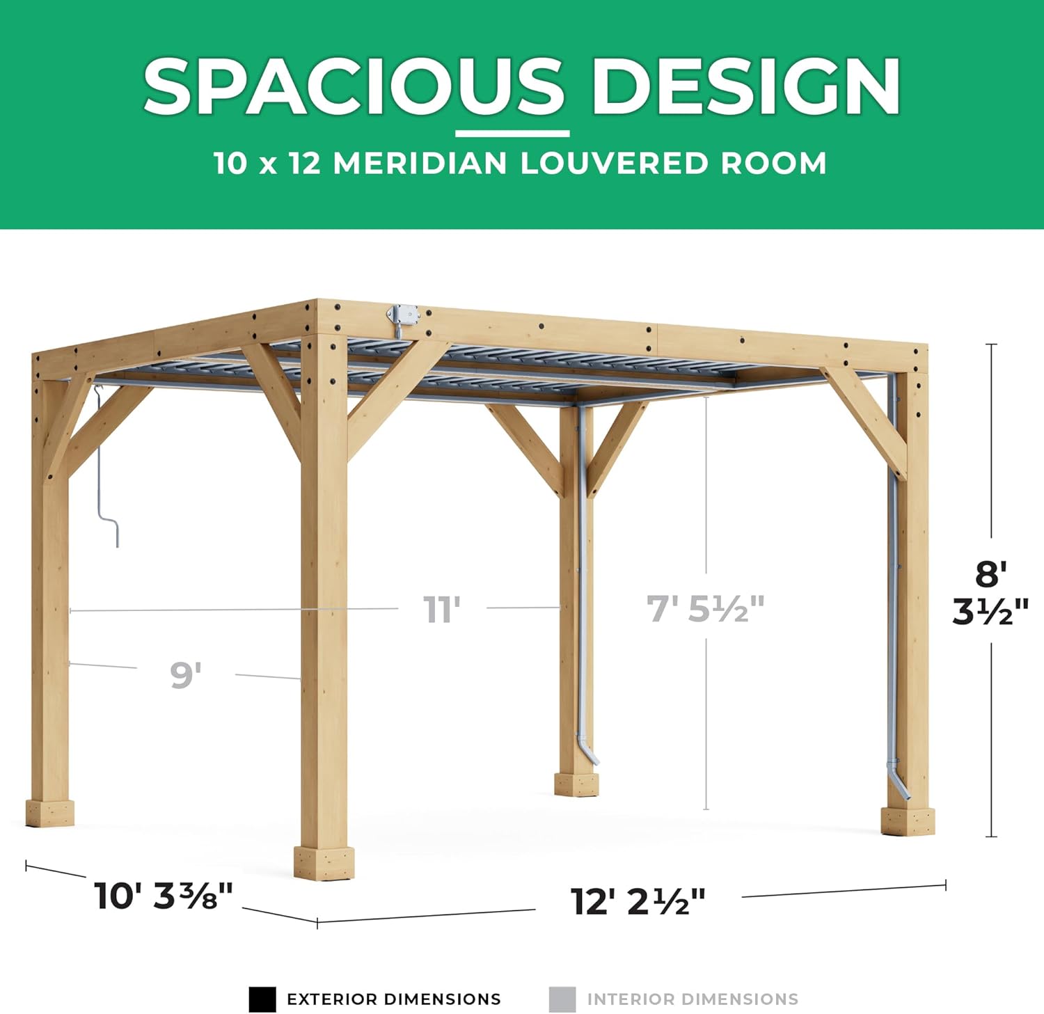 Yardistry Meridian Louvered Room worth it,Yardistry Meridian pros cons,Yardistry louvered pergola worth buying,Meridian Louvered Room vs alternatives,should I buy a Yardistry louvered pergola,best louvered outdoor room unboxing and complete package contents