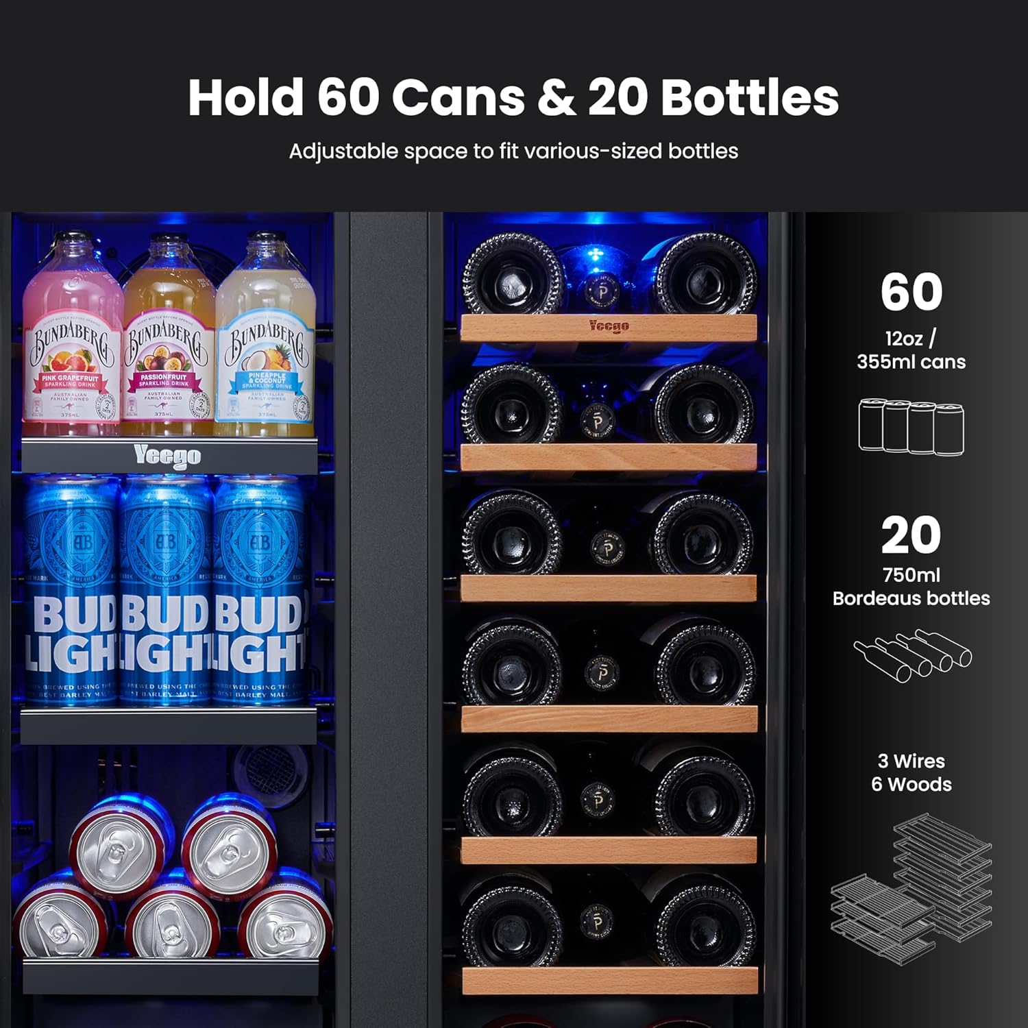 Yeego 24 inch beverage cooler worth it,should I buy Yeego beverage cooler,Yeego wine cooler pros cons,best dual zone beverage fridge,Yeego cooler vs alternatives,24 inch beverage fridge worth buying unboxing and complete package contents