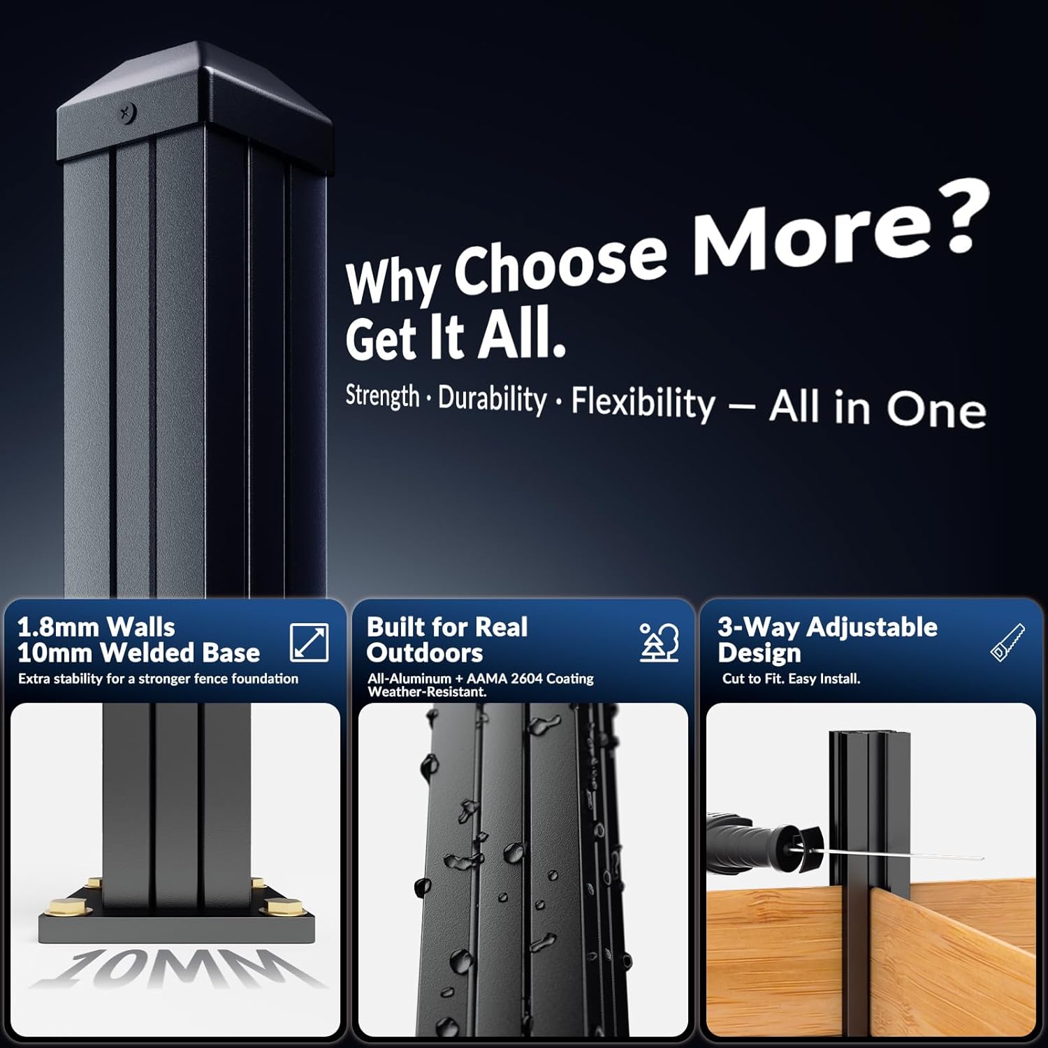 ZBuildMars fence posts worth buying,should I buy ZBuildMars fence posts,ZBuildMars fence posts pros cons,best aluminum fence posts,ZBuildMars vs other fence posts,ZBuildMars fence posts honest opinion unboxing and complete package contents