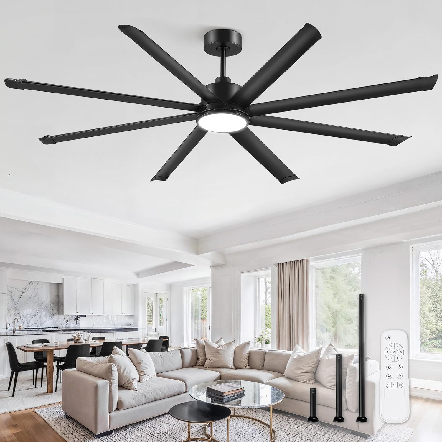 ZMISHIBO 84 inch ceiling fan worth it,should I buy ZMISHIBO ceiling fan,ZMISHIBO 84 inch fan pros cons,best industrial ceiling fan for garage,ZMISHIBO SD84 honest opinion,large ceiling fan with light worth buying - detailed features and technical specifications