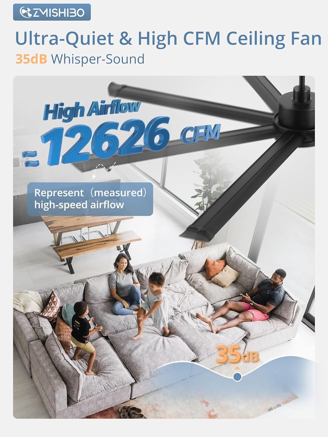 ZMISHIBO 84 inch ceiling fan worth it,should I buy ZMISHIBO ceiling fan,ZMISHIBO 84 inch fan pros cons,best industrial ceiling fan for garage,ZMISHIBO SD84 honest opinion,large ceiling fan with light worth buying unboxing and complete package contents