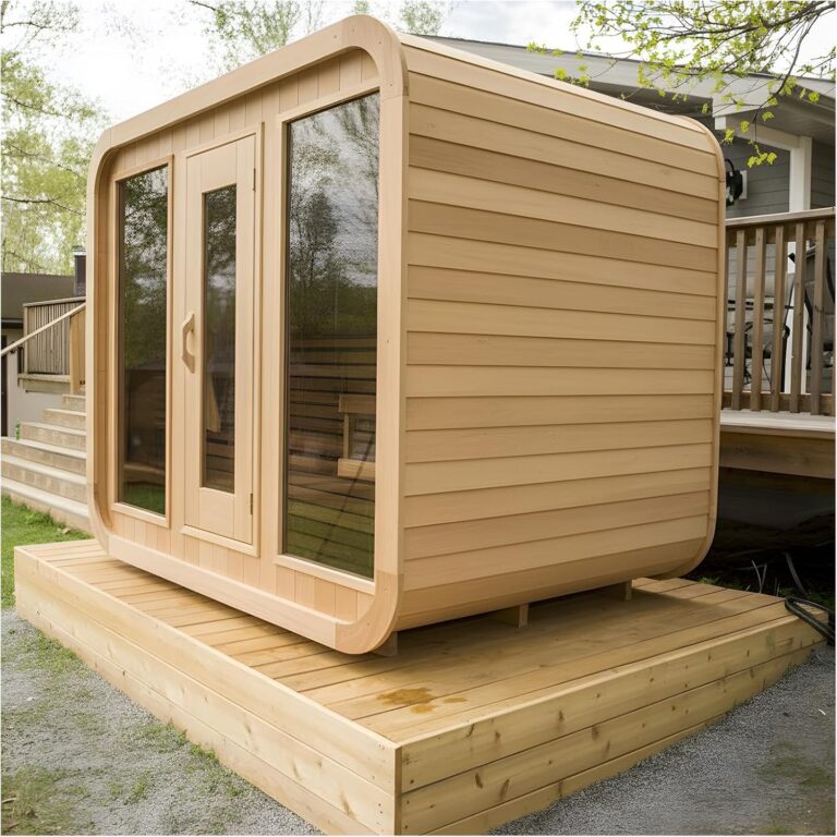 Image 1 of ZONEMEL outdoor steam sauna worth it