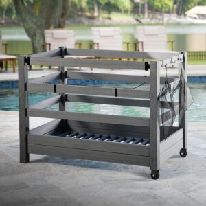 Image 1 of Zippity WoodTek pool organizer worth it