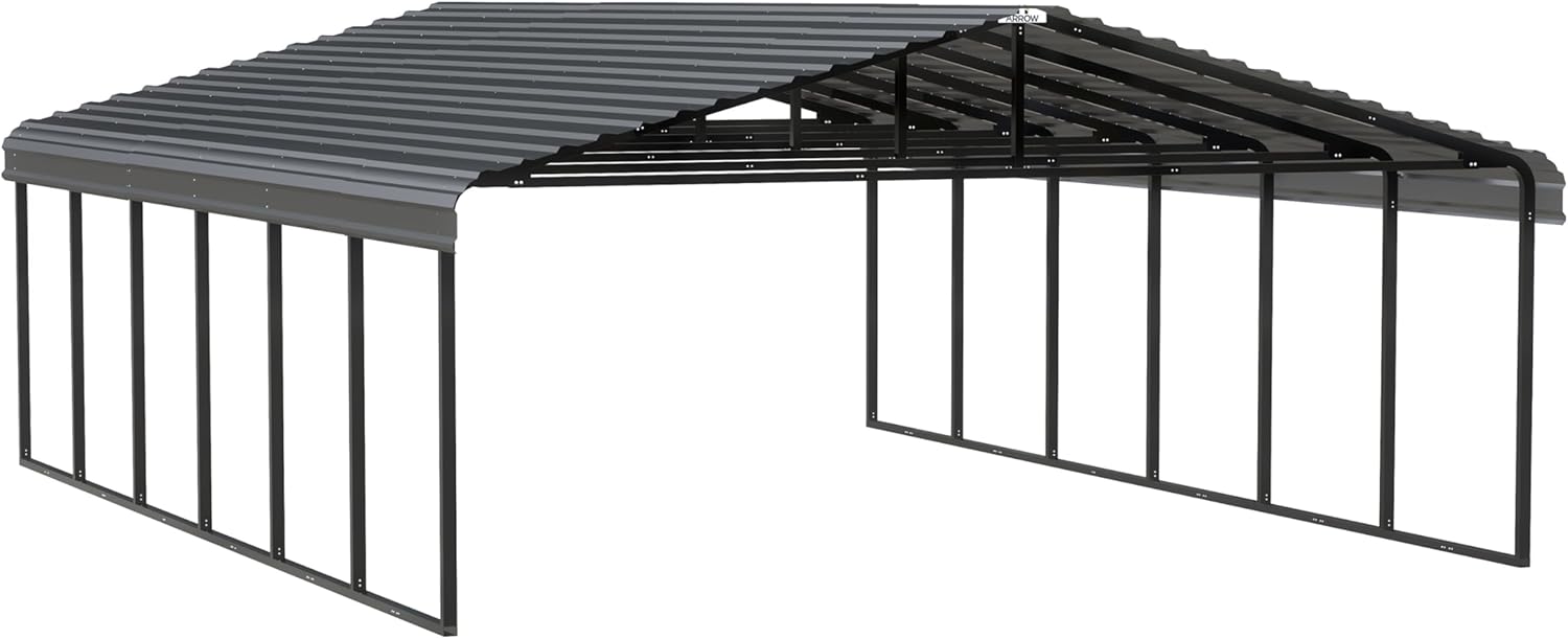 arrow carports galvanized steel carport,double car metal carport kit worth buying,arrow carport vs alternative carports,20x29 carport pros cons,should i buy an arrow carport,best double car metal carport - detailed features and technical specifications